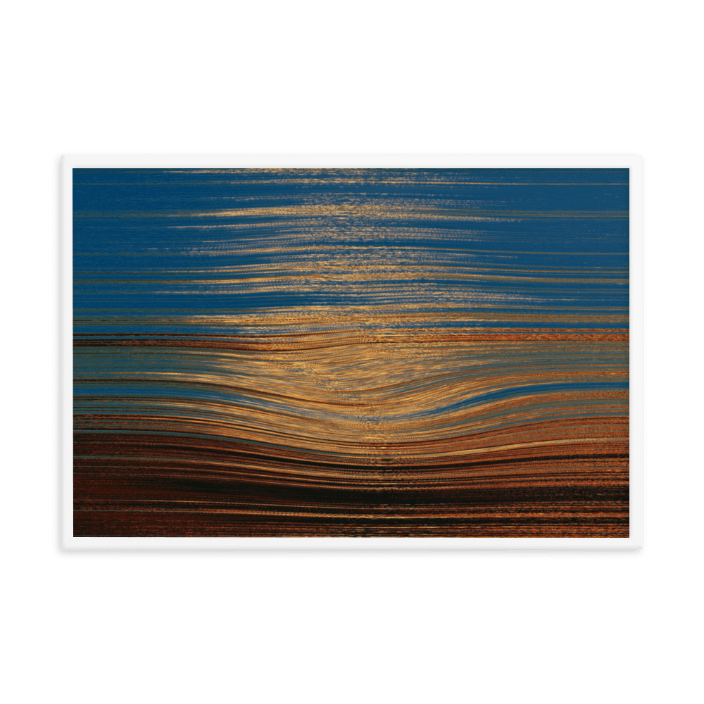 Sea Sunset tranquil coastal ocean sunset wall art- Barulins.shop