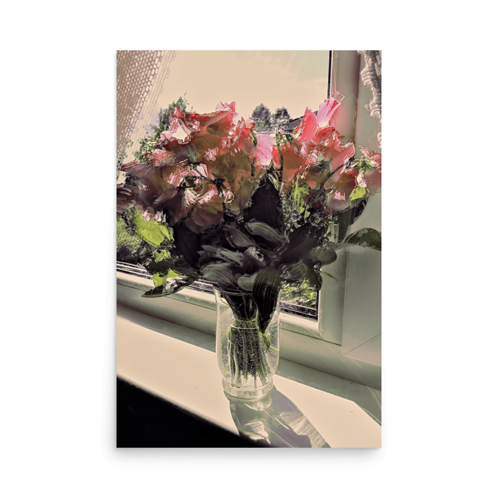 Vintage Style retro aesthetic abstract painting wall art- Barulins.shop