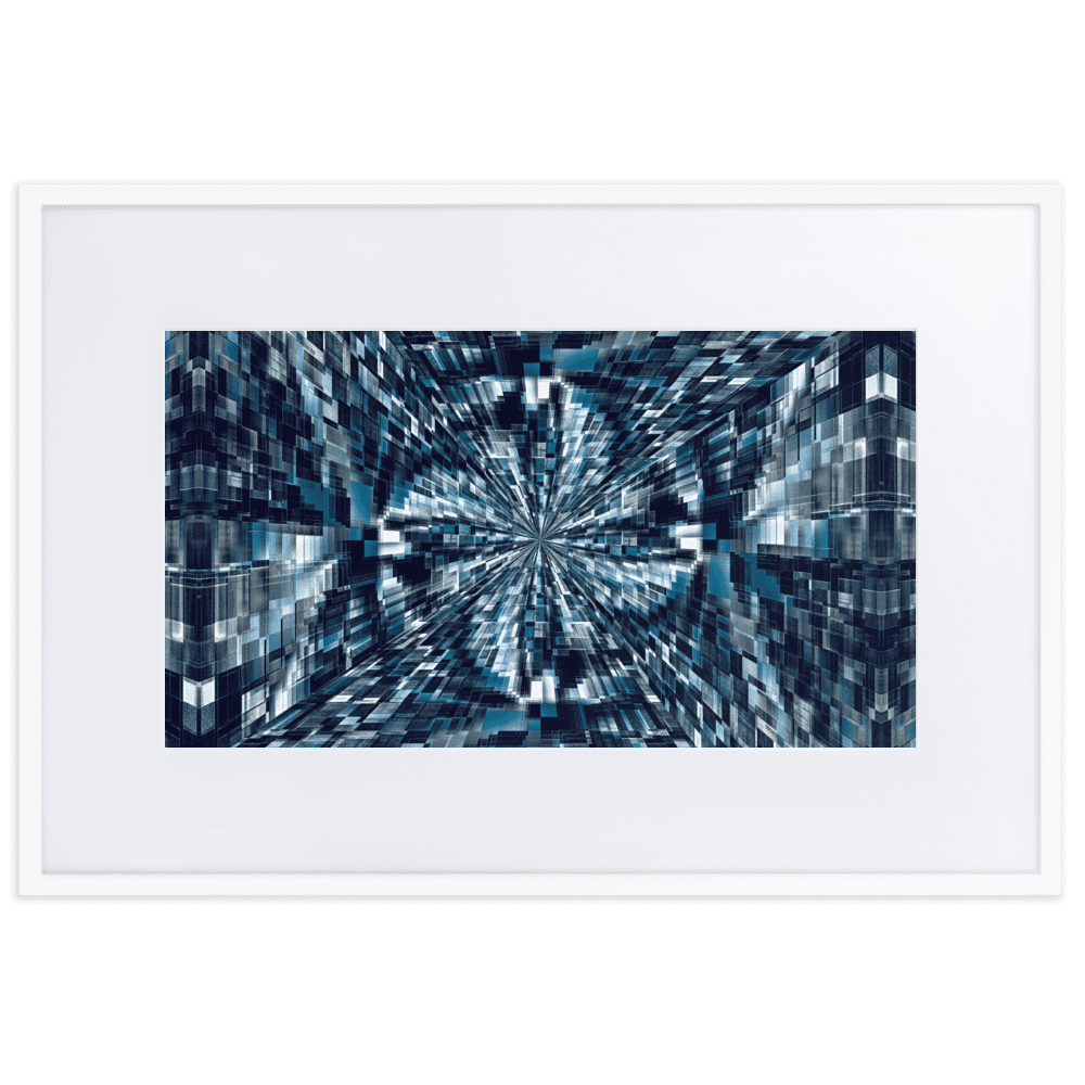 Night City urban nightscape city lights wall art- Barulins.shop