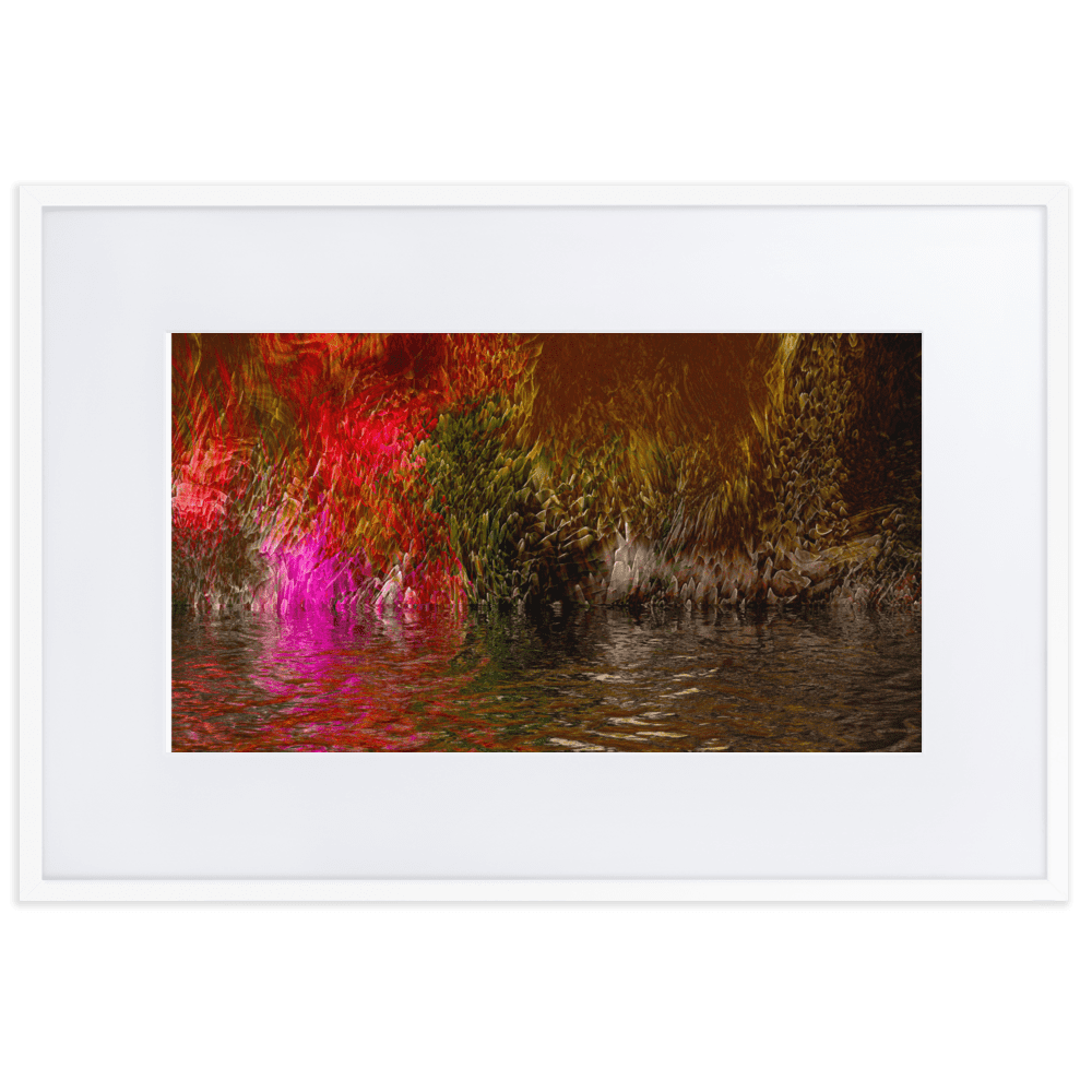 Mysterium II enigmatic abstract dark tones wall art- Barulins.shop