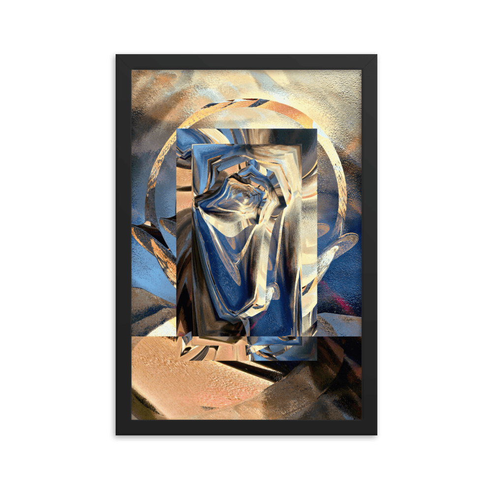 Universal Projections futuristic abstract geometric wall art- Barulins.shop