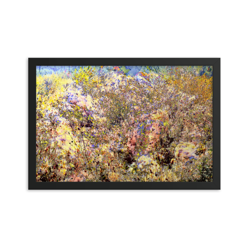 Indian Summer rustic nature autumn grass wall art- Barulins.shop