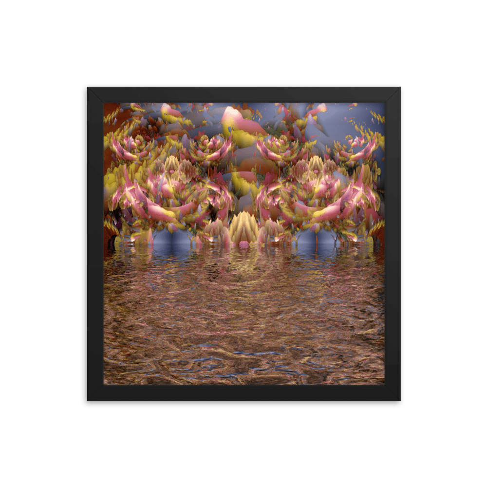Morning Mantra calming abstract soft colors wall art- Barulins.shop