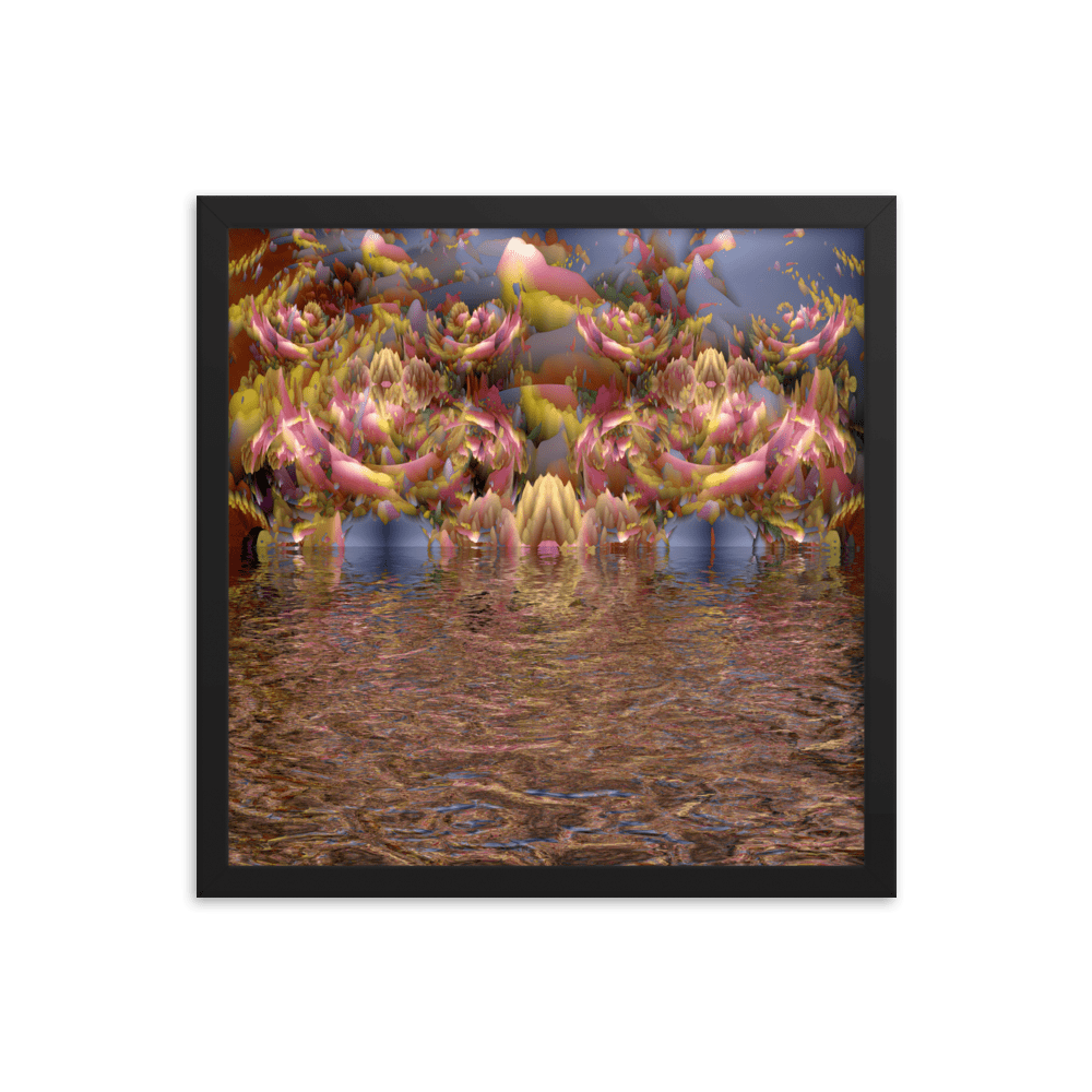 Morning Mantra calming abstract soft colors wall art- Barulins.shop