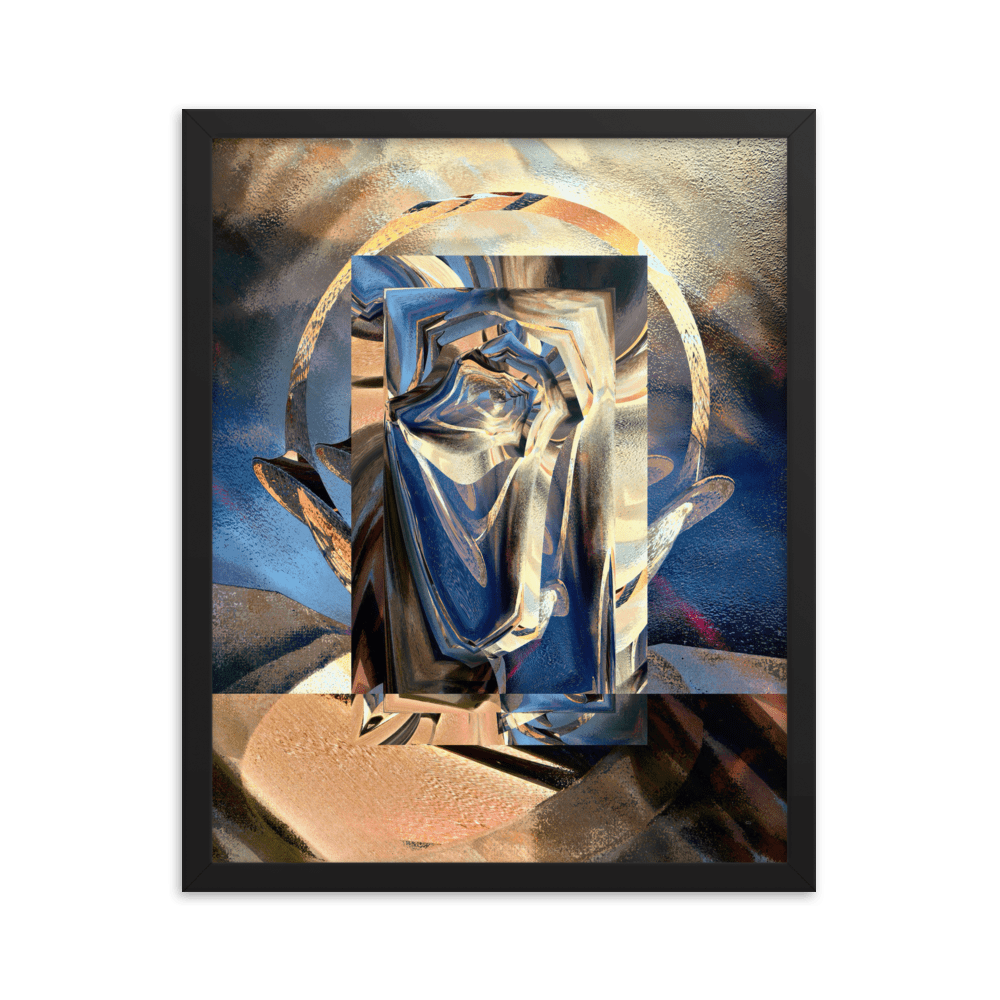 Universal Projections futuristic abstract geometric wall art- Barulins.shop