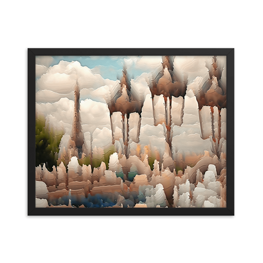 Paris Sweltering June romantic city street scene wall art- Barulins.shop