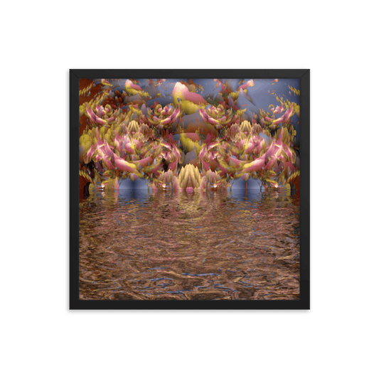 Morning Mantra calming abstract soft colors wall art- Barulins.shop