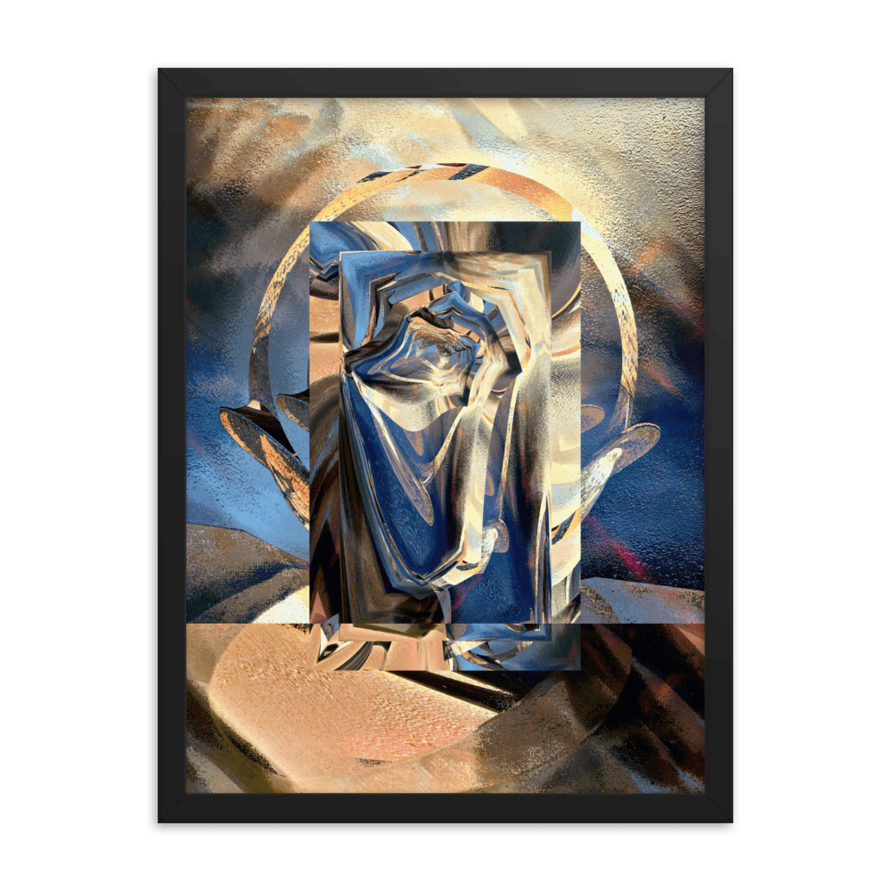 Universal Projections futuristic abstract geometric wall art- Barulins.shop