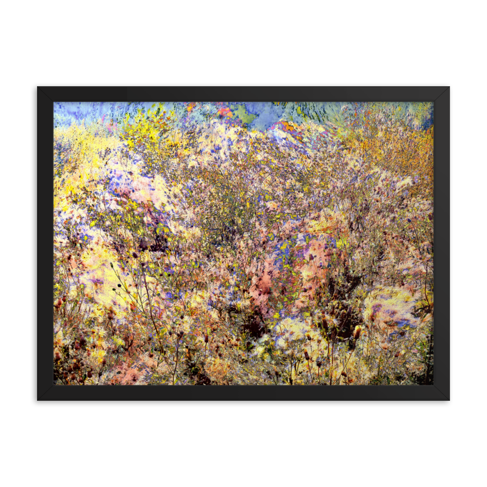 Indian Summer rustic nature autumn grass wall art- Barulins.shop