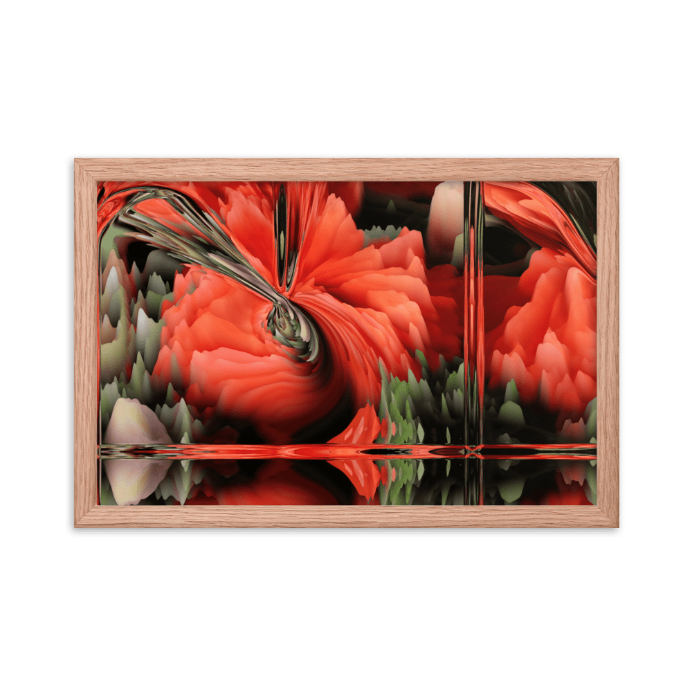 Composition with poppies.