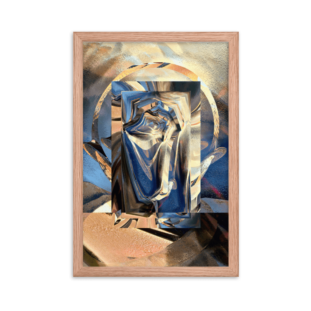 Universal Projections futuristic abstract geometric wall art- Barulins.shop