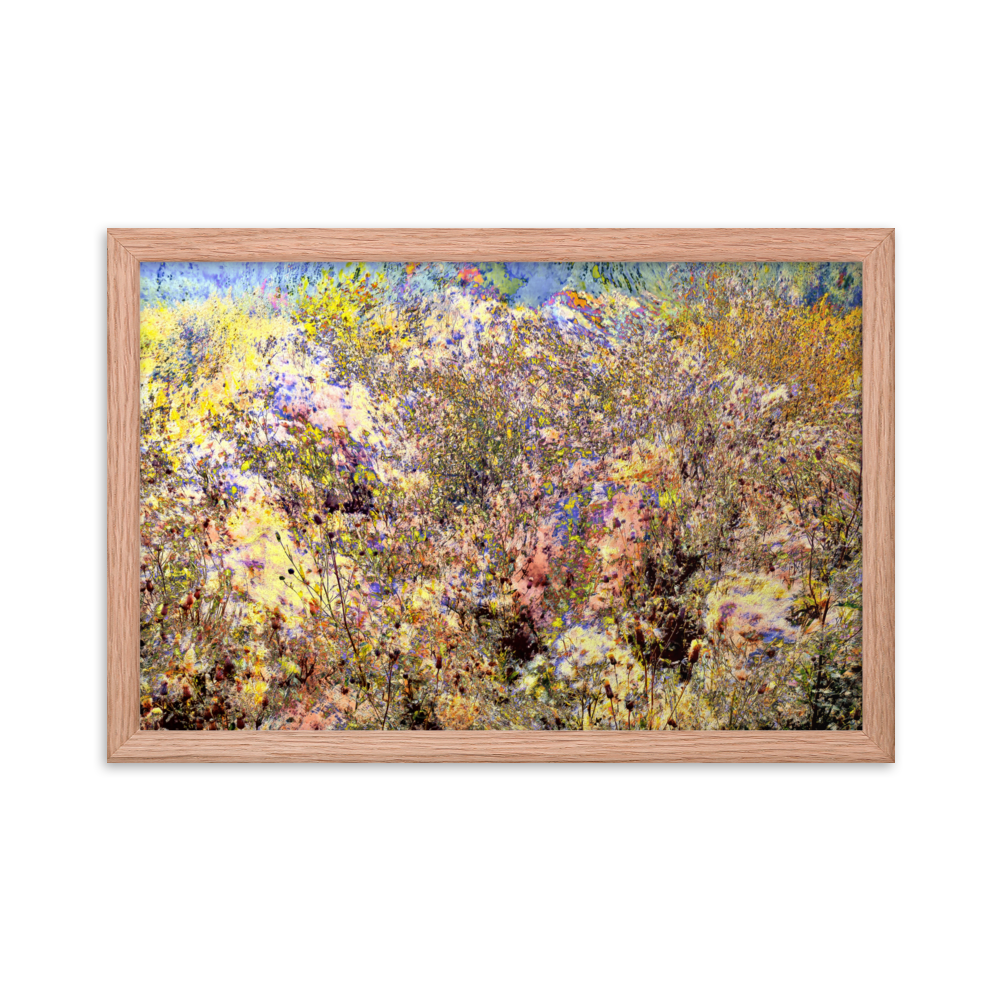 Indian Summer rustic nature autumn grass wall art- Barulins.shop