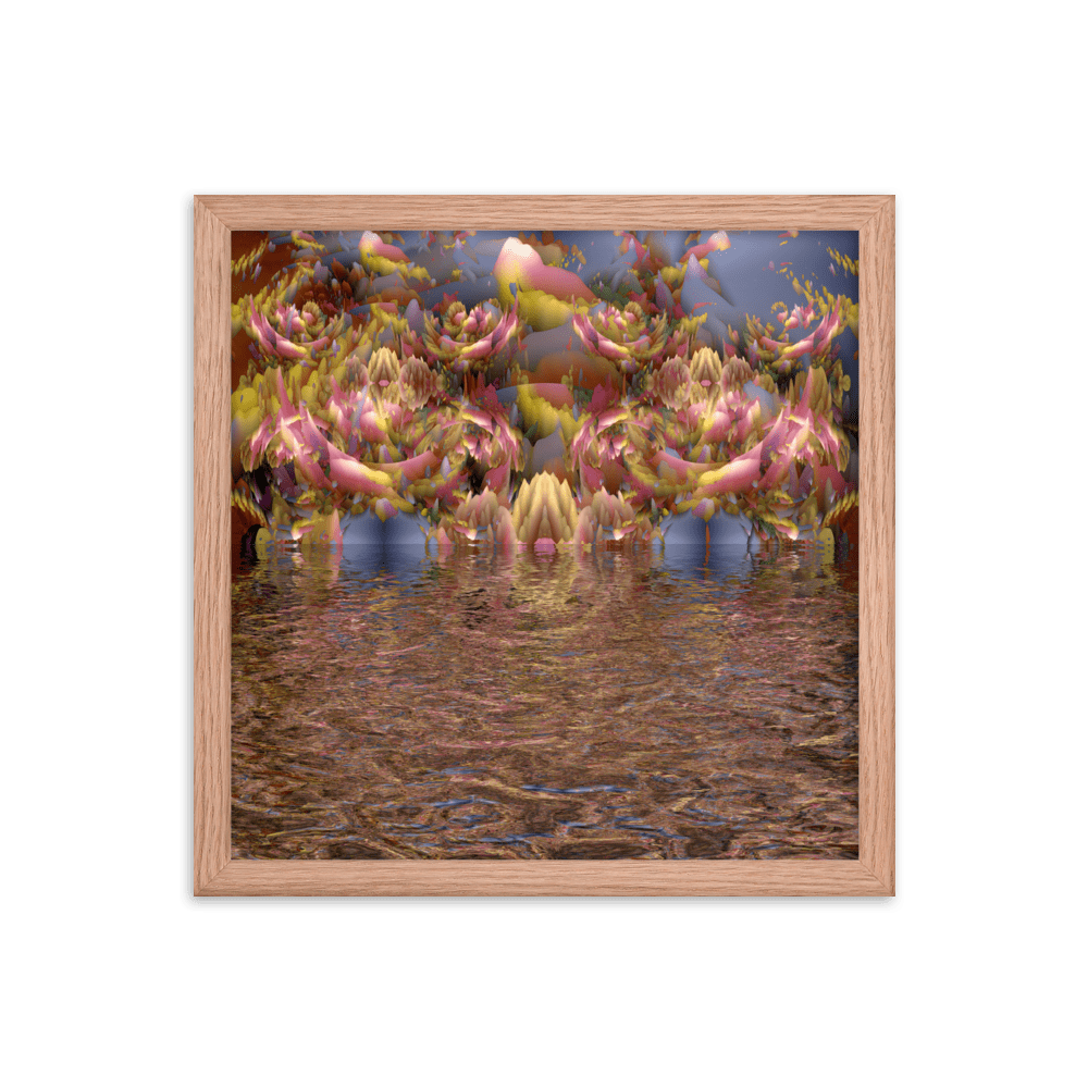 Morning Mantra calming abstract soft colors wall art- Barulins.shop