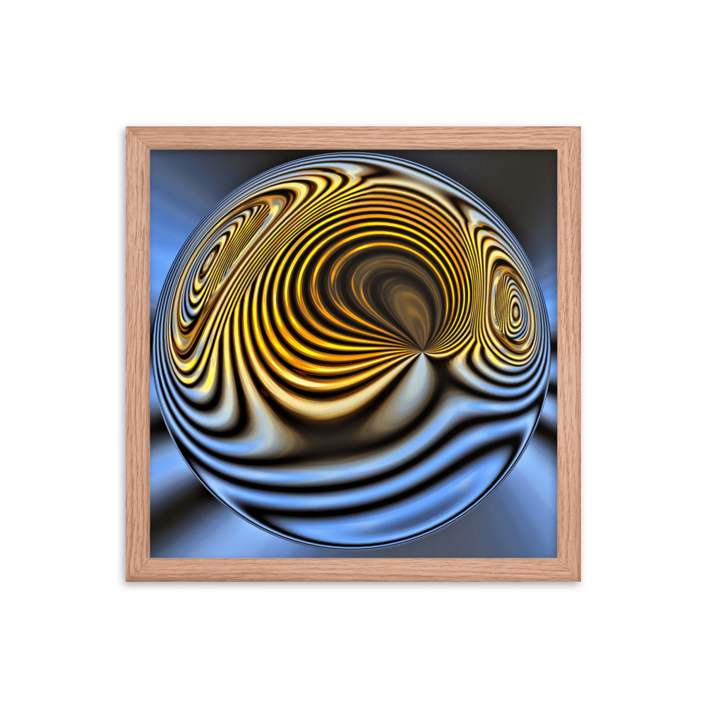 Magic Ball surreal abstract colorful painting wall art- Barulins.shop