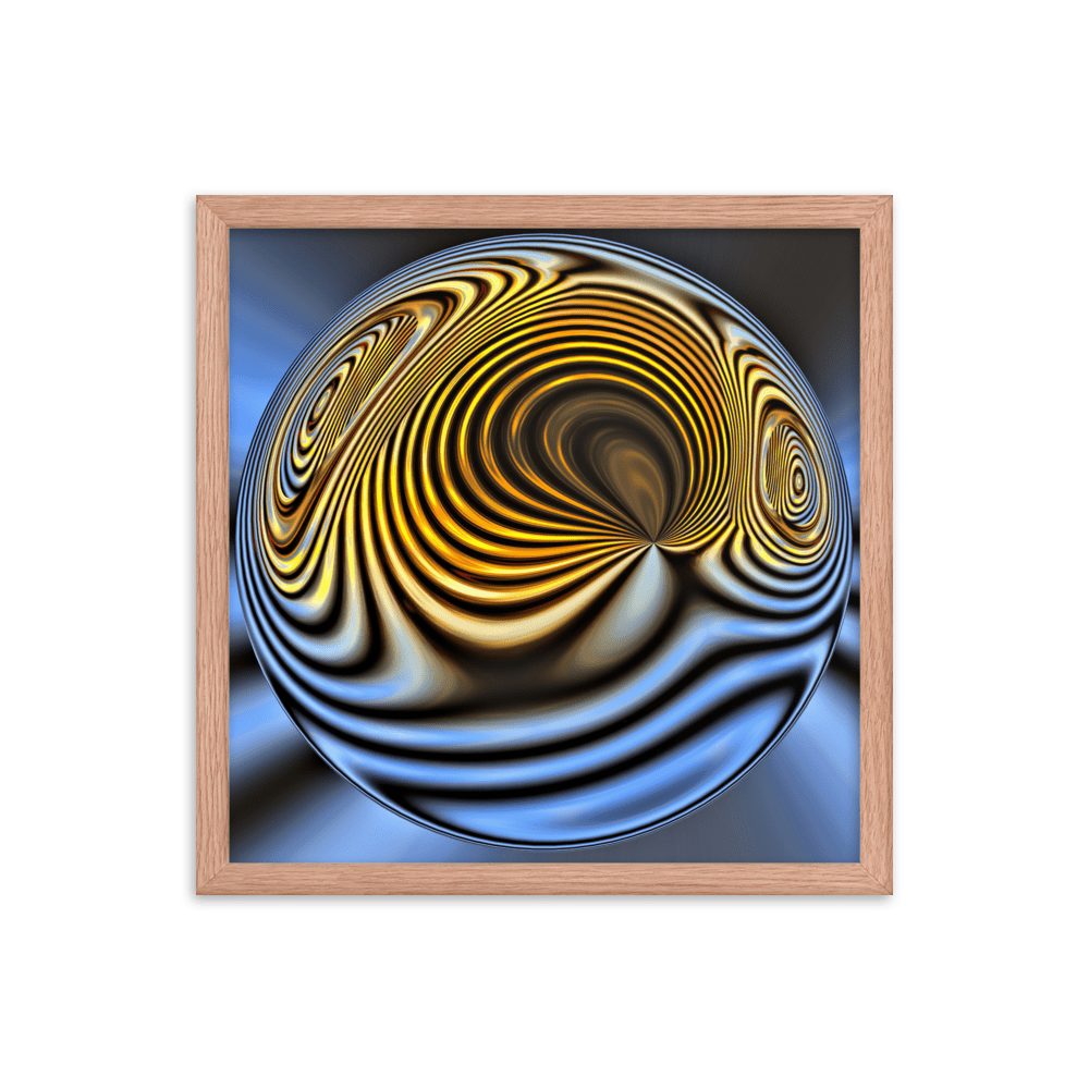 Magic Ball surreal abstract colorful painting wall art- Barulins.shop