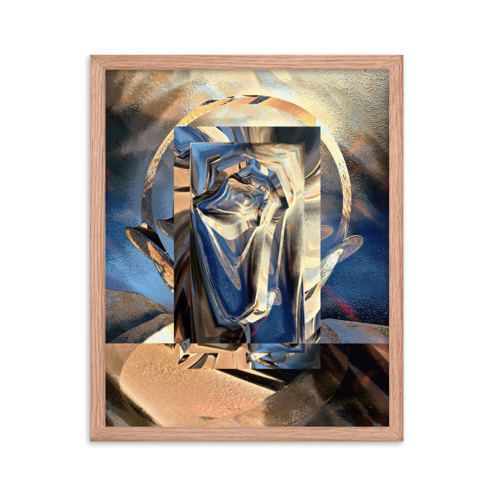 Universal Projections futuristic abstract geometric wall art- Barulins.shop