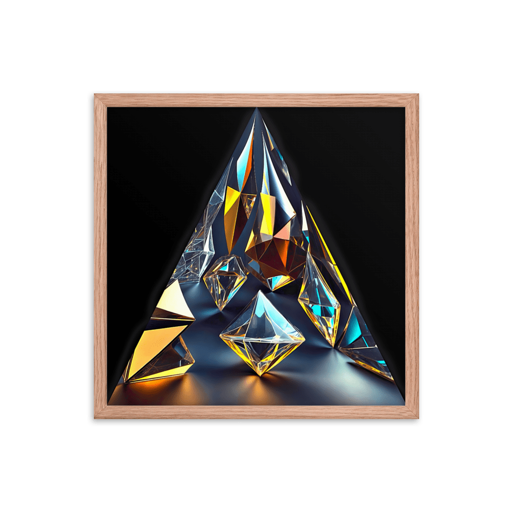 Socratic Geometry geometric abstract shapes wall art- Barulins.shop