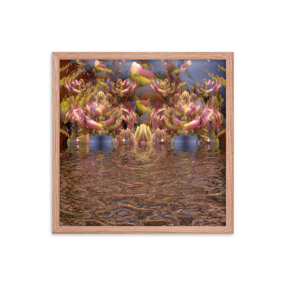 Morning Mantra calming abstract soft colors wall art- Barulins.shop