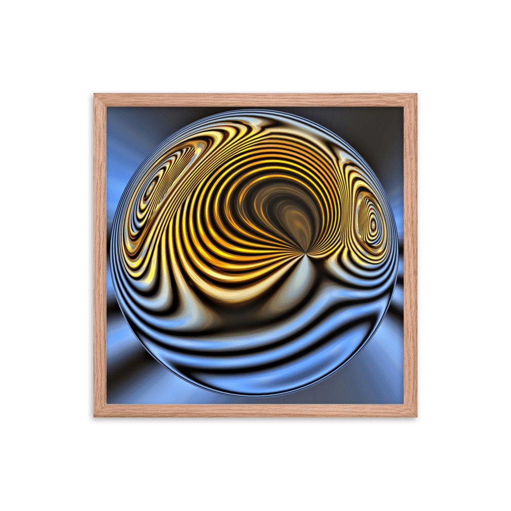 Magic Ball surreal abstract colorful painting wall art- Barulins.shop