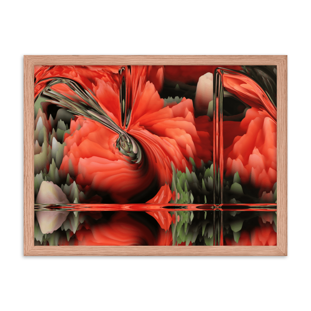 Composition with poppies.