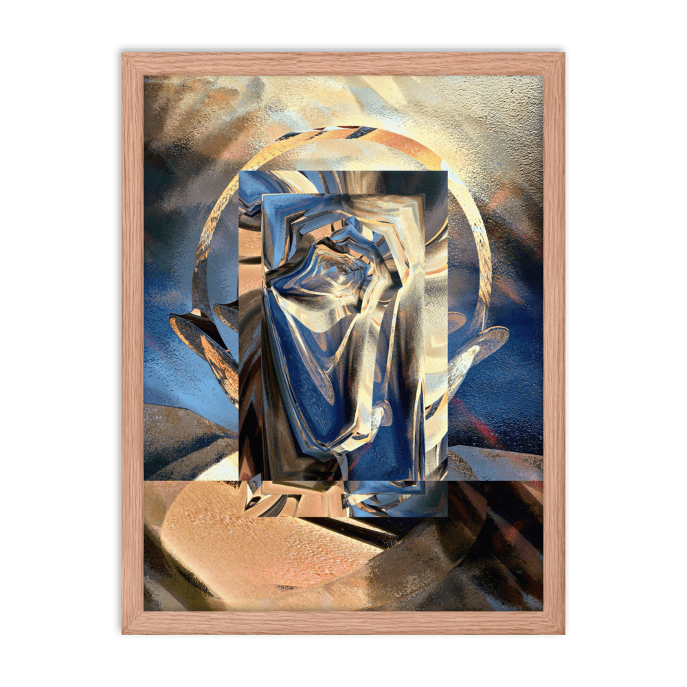 Universal Projections futuristic abstract geometric wall art- Barulins.shop