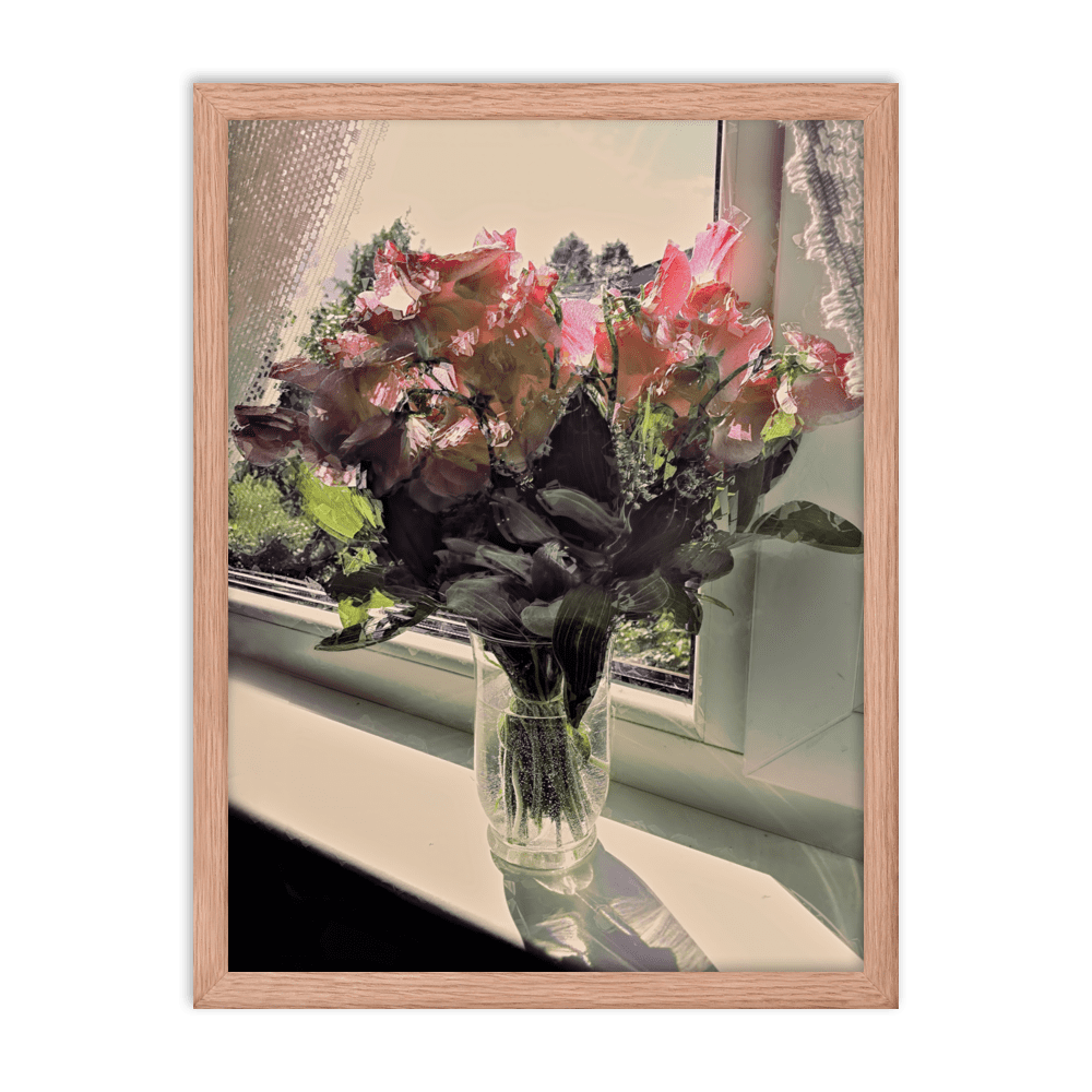  Vintage Style retro aesthetic abstract painting wall art- Barulins.shop