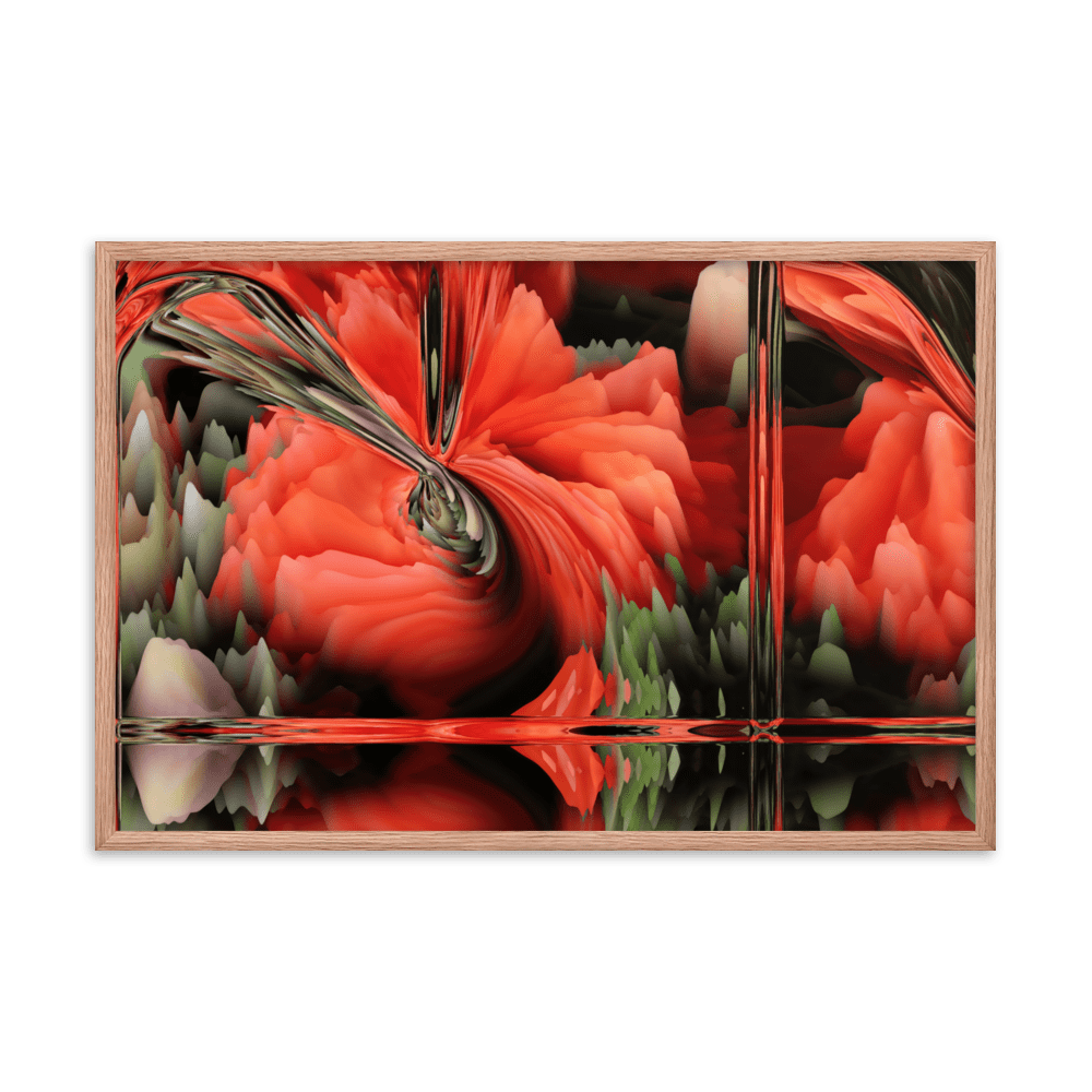 Composition with poppies.