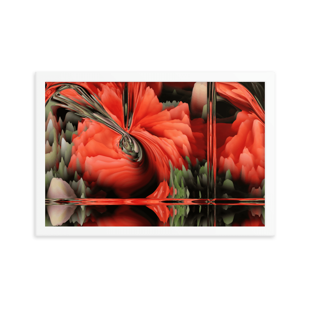 Composition with poppies.