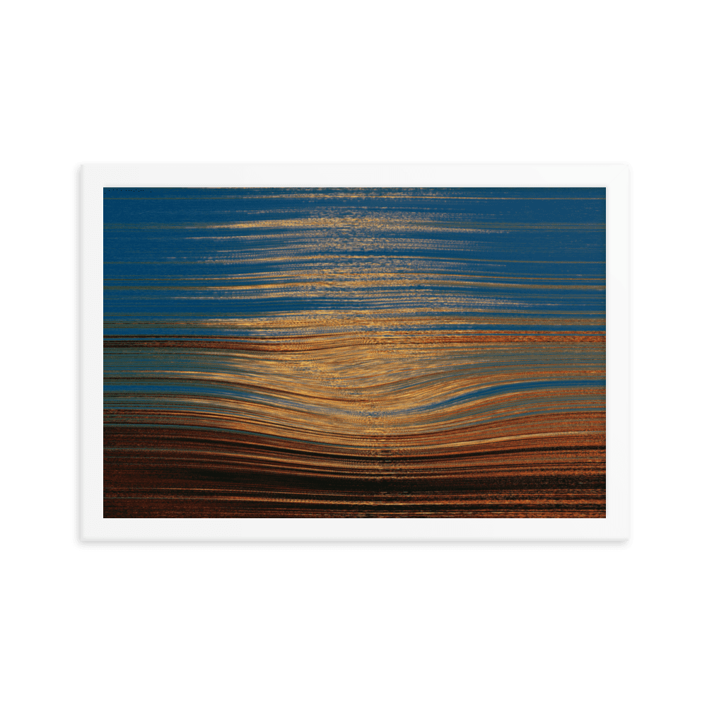 Sea Sunset tranquil coastal ocean sunset wall art- Barulins.shop