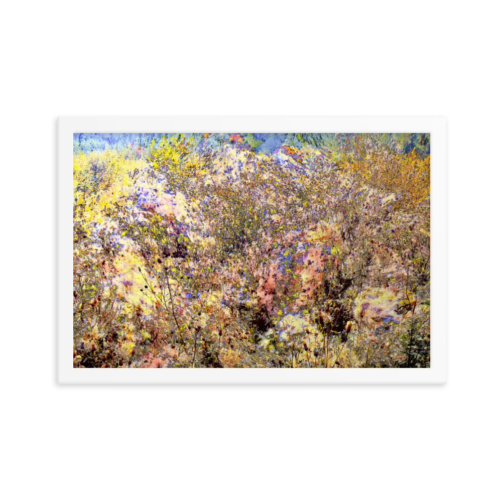 Indian Summer rustic nature autumn grass wall art- Barulins.shop