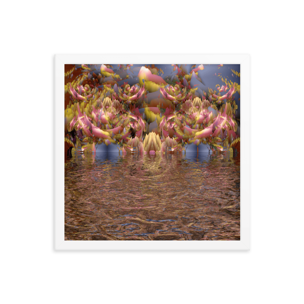 Morning Mantra calming abstract soft colors wall art- Barulins.shop