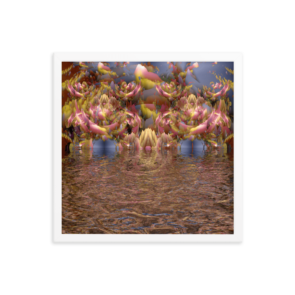 Morning Mantra calming abstract soft colors wall art- Barulins.shop
