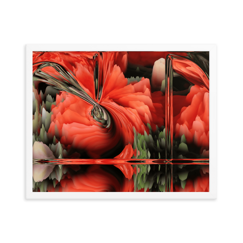 Composition with poppies.