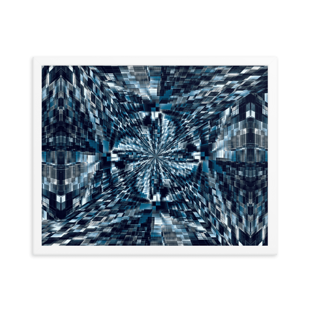 Night City urban nightscape city lights wall art- Barulins.shop
