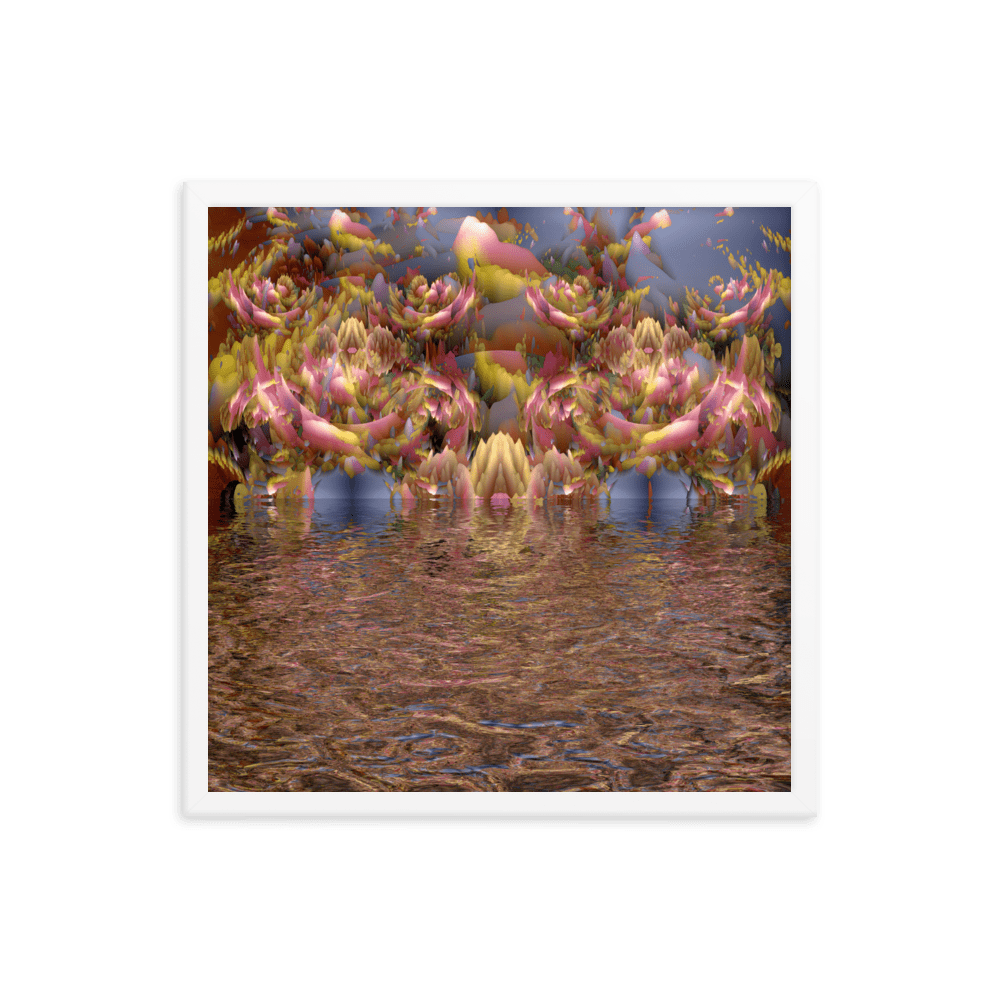Morning Mantra calming abstract soft colors wall art- Barulins.shop