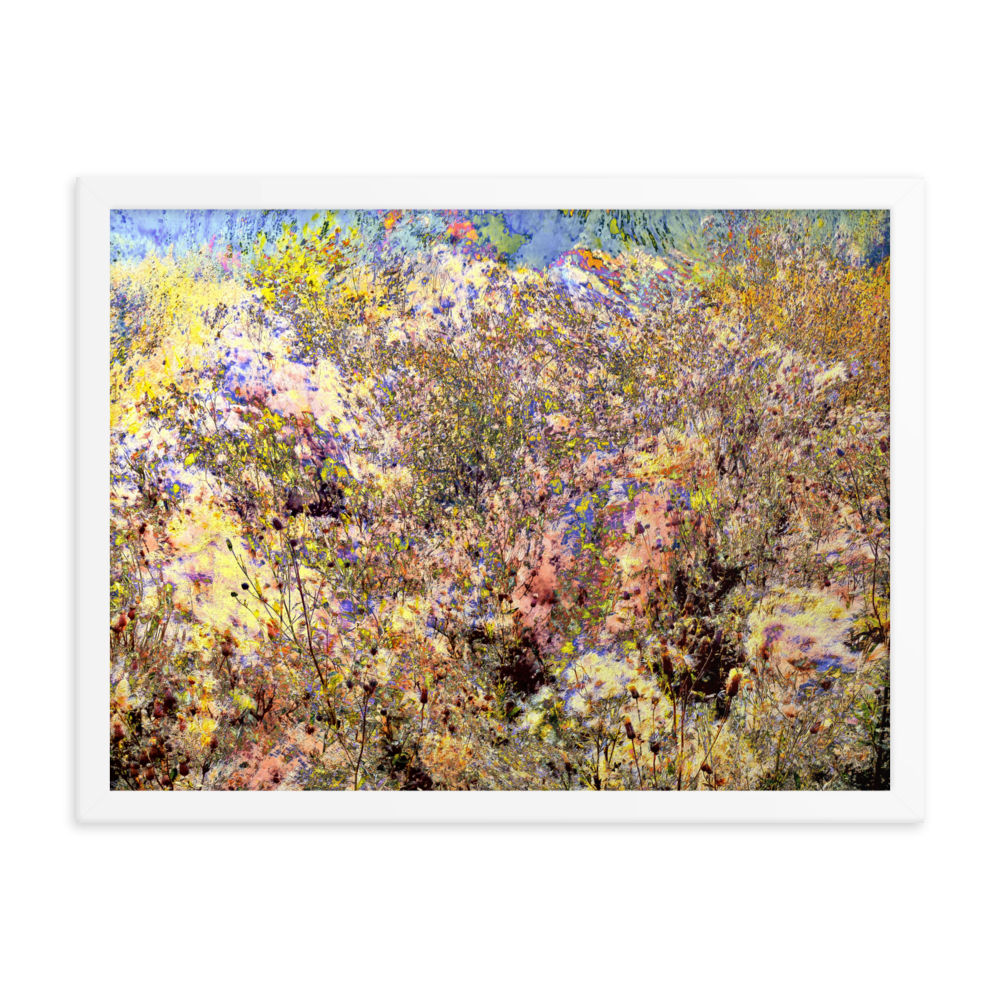 Indian Summer rustic nature autumn grass wall art- Barulins.shop