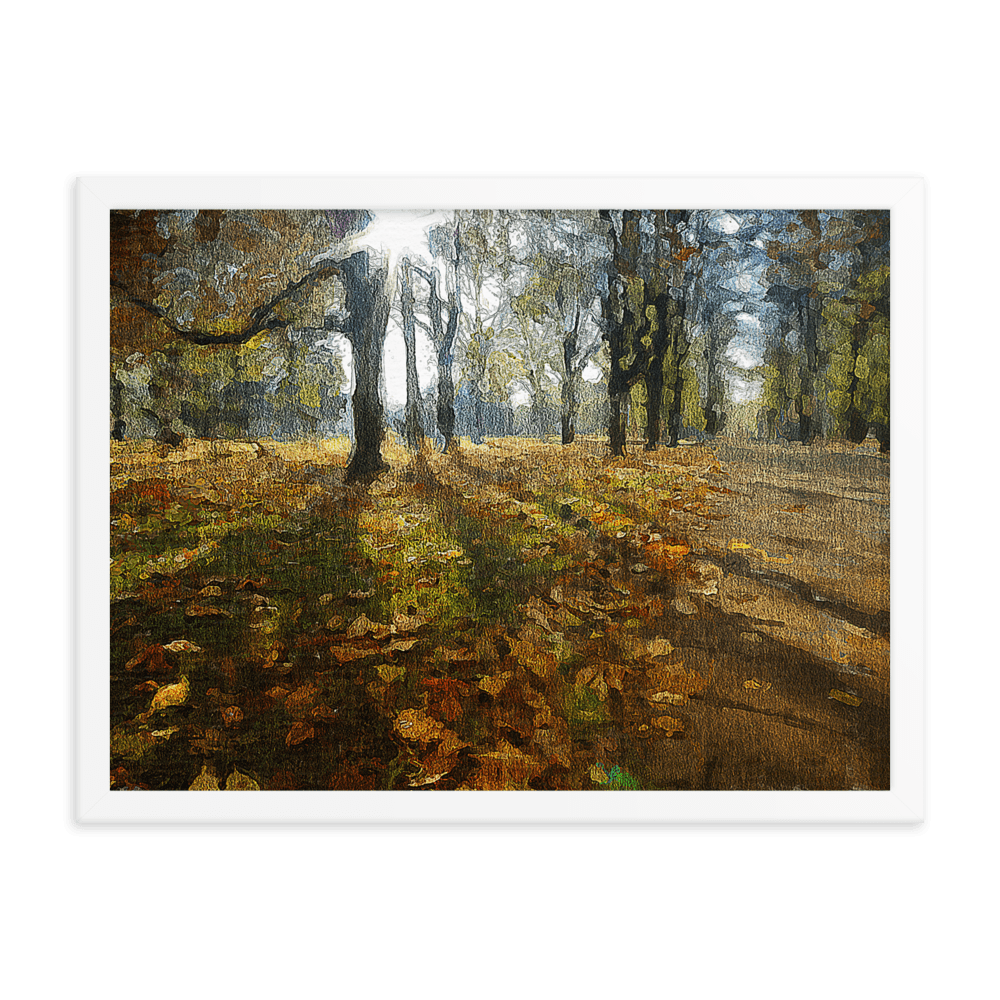 A sunny fall day in the park.