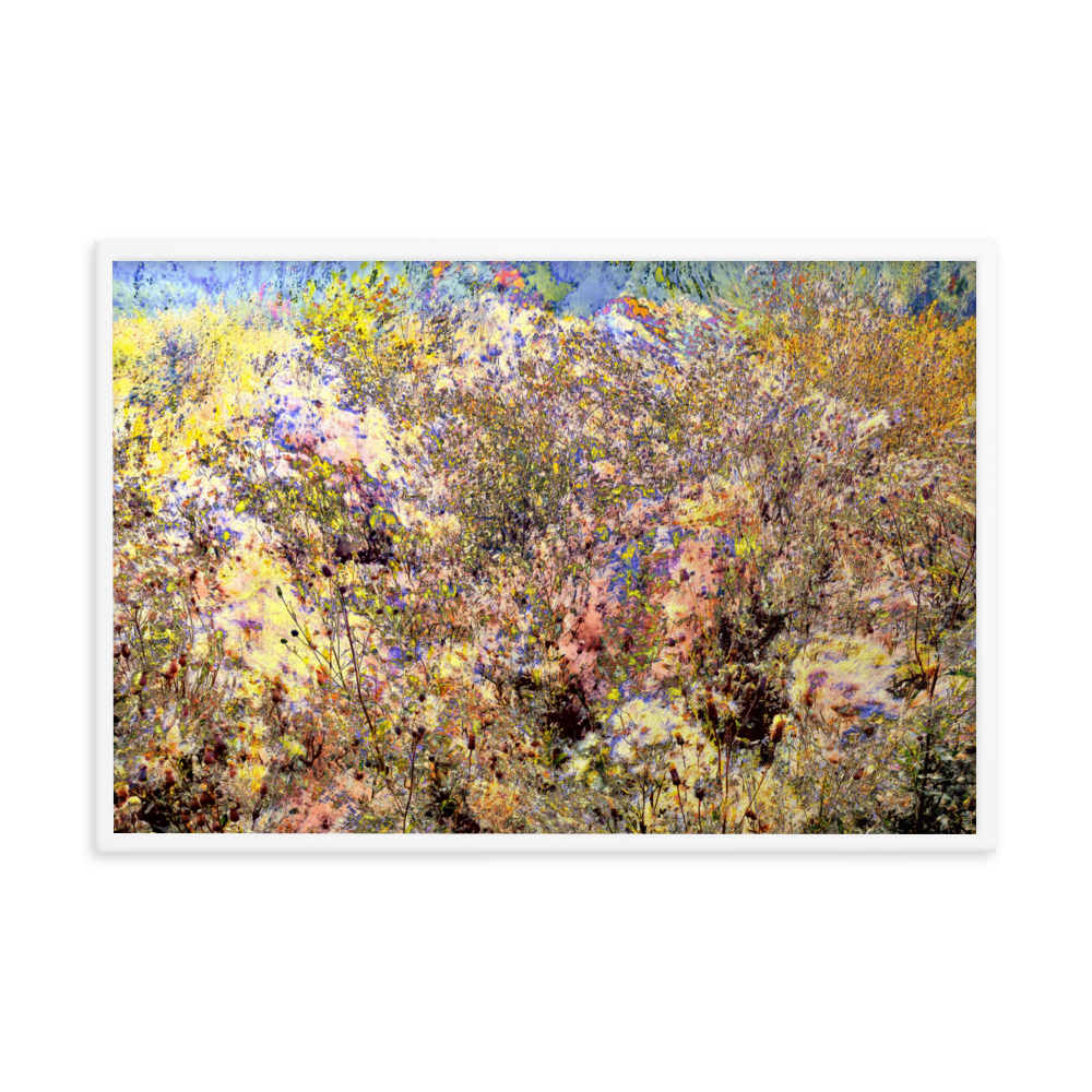Indian Summer rustic nature autumn grass wall art- Barulins.shop