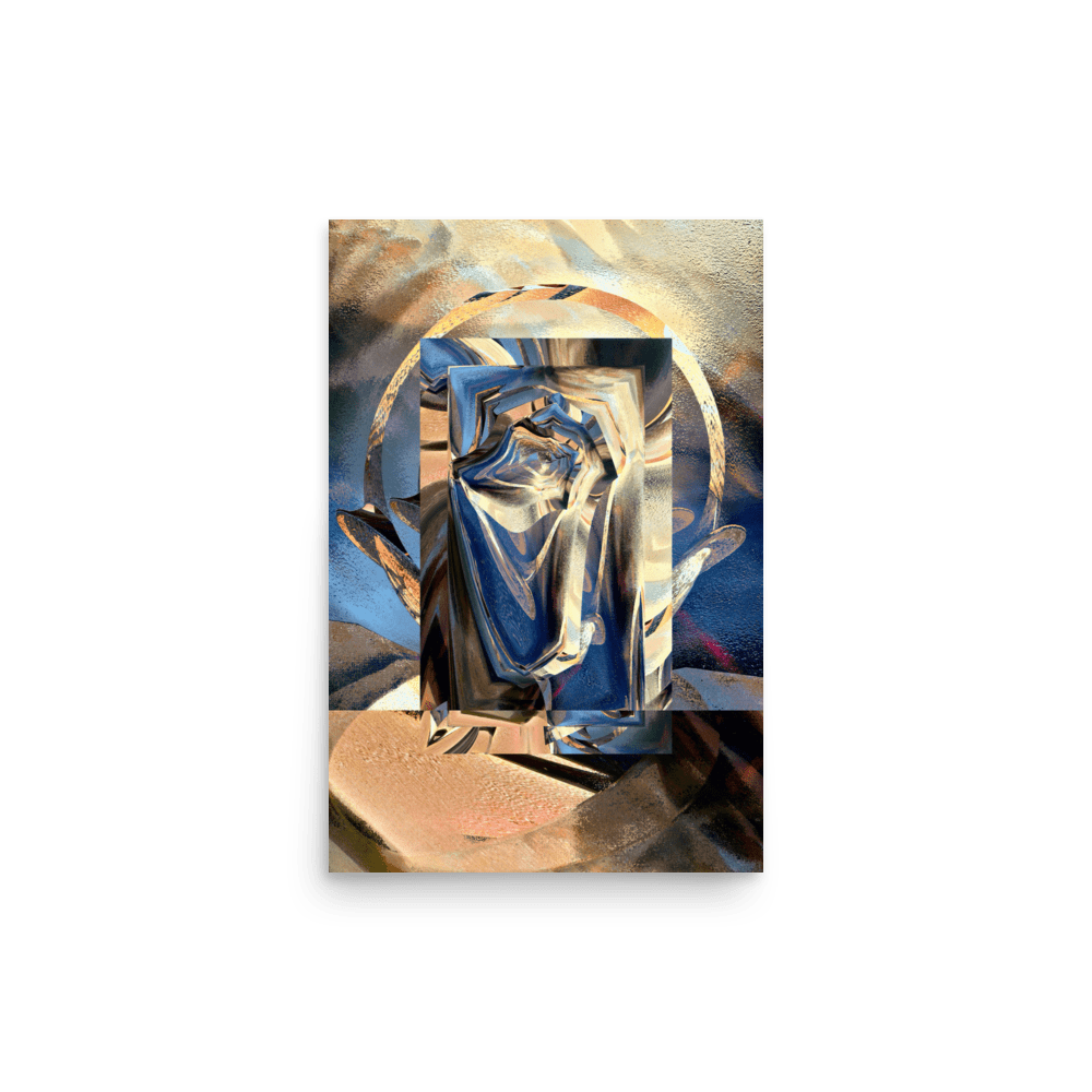 Universal Projections futuristic abstract geometric wall art- Barulins.shop