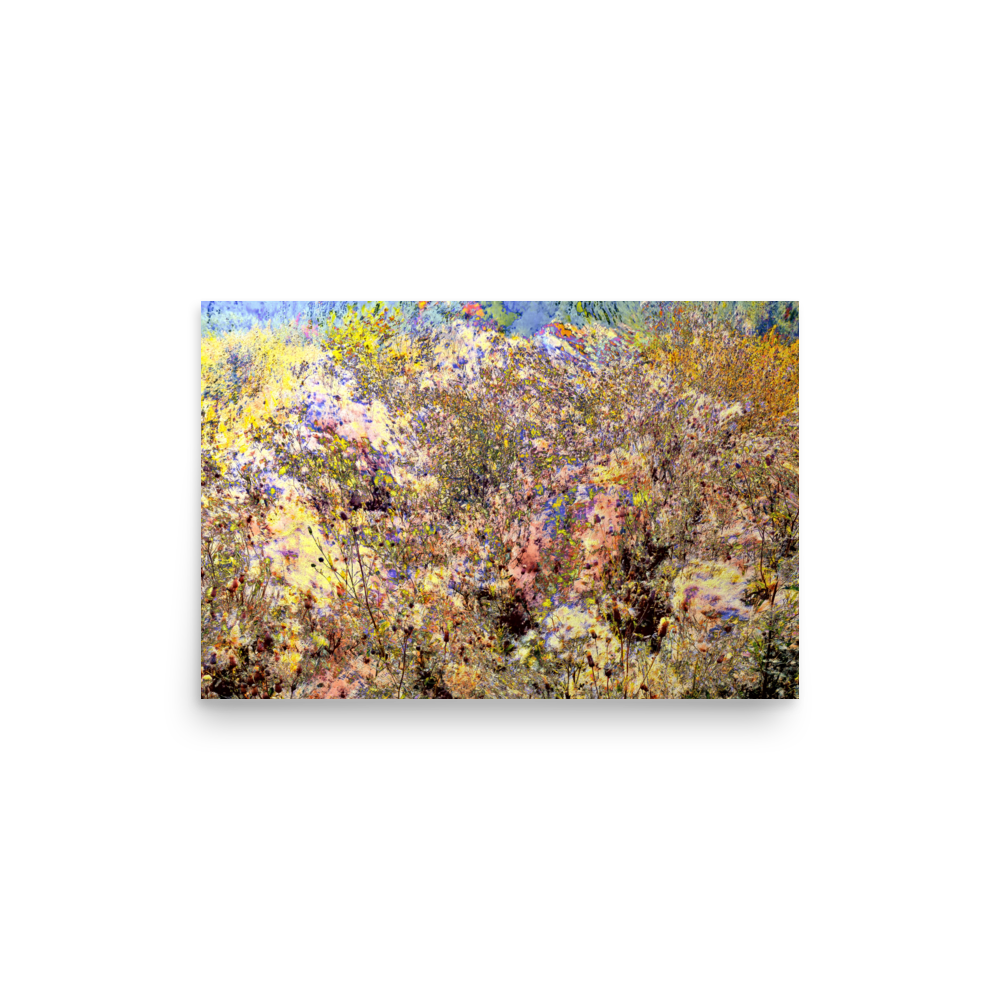 Indian Summer rustic nature autumn grass wall art- Barulins.shop
