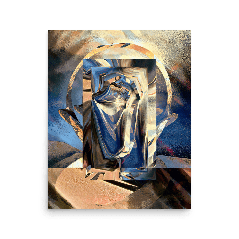 Universal Projections futuristic abstract geometric wall art- Barulins.shop