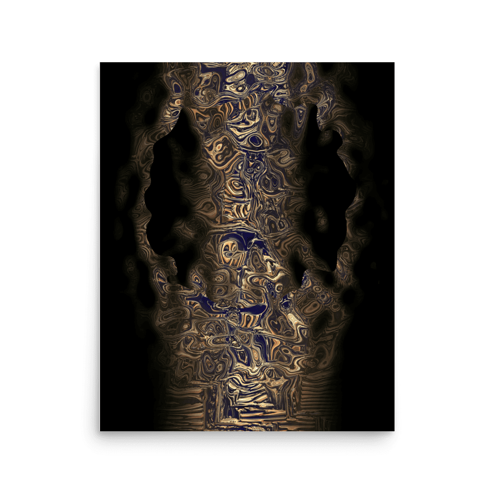 Model on the Catwalk fashion industry motion blur wall art- Barulins.shop