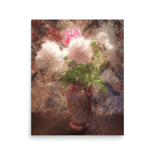 A bouquet of peonies.