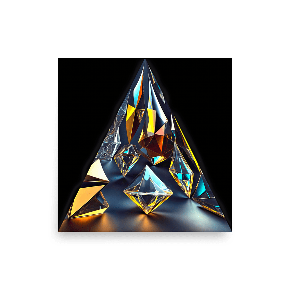 Socratic Geometry geometric abstract shapes wall art- Barulins.shop