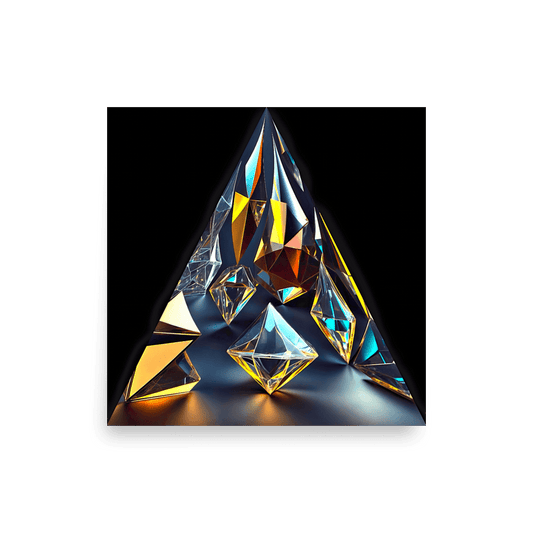 Socratic Geometry geometric abstract shapes wall art- Barulins.shop
