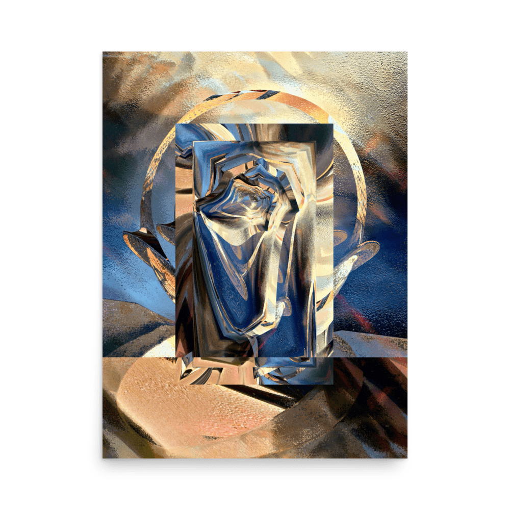 Universal Projections futuristic abstract geometric wall art- Barulins.shop