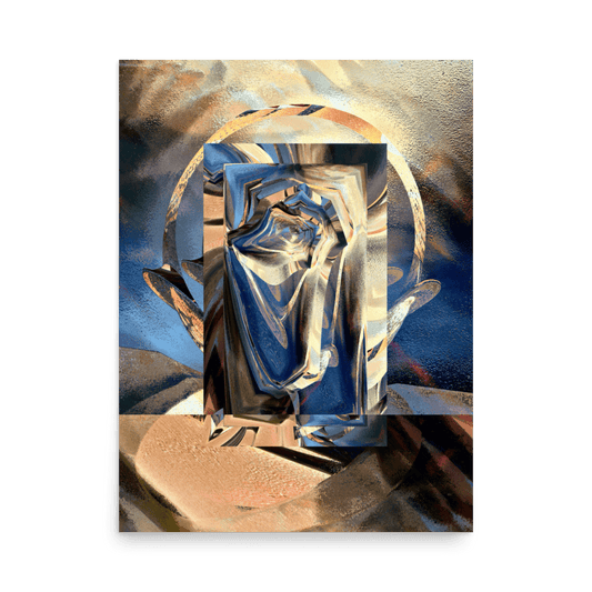 Universal Projections futuristic abstract geometric wall art- Barulins.shop