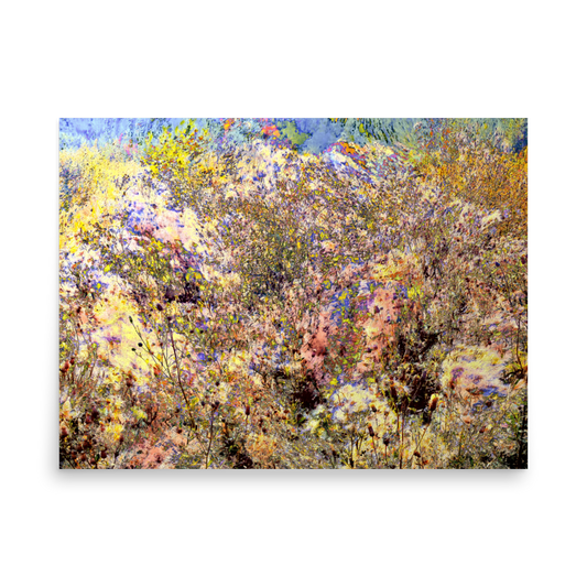Indian Summer rustic nature autumn grass wall art- Barulins.shop
