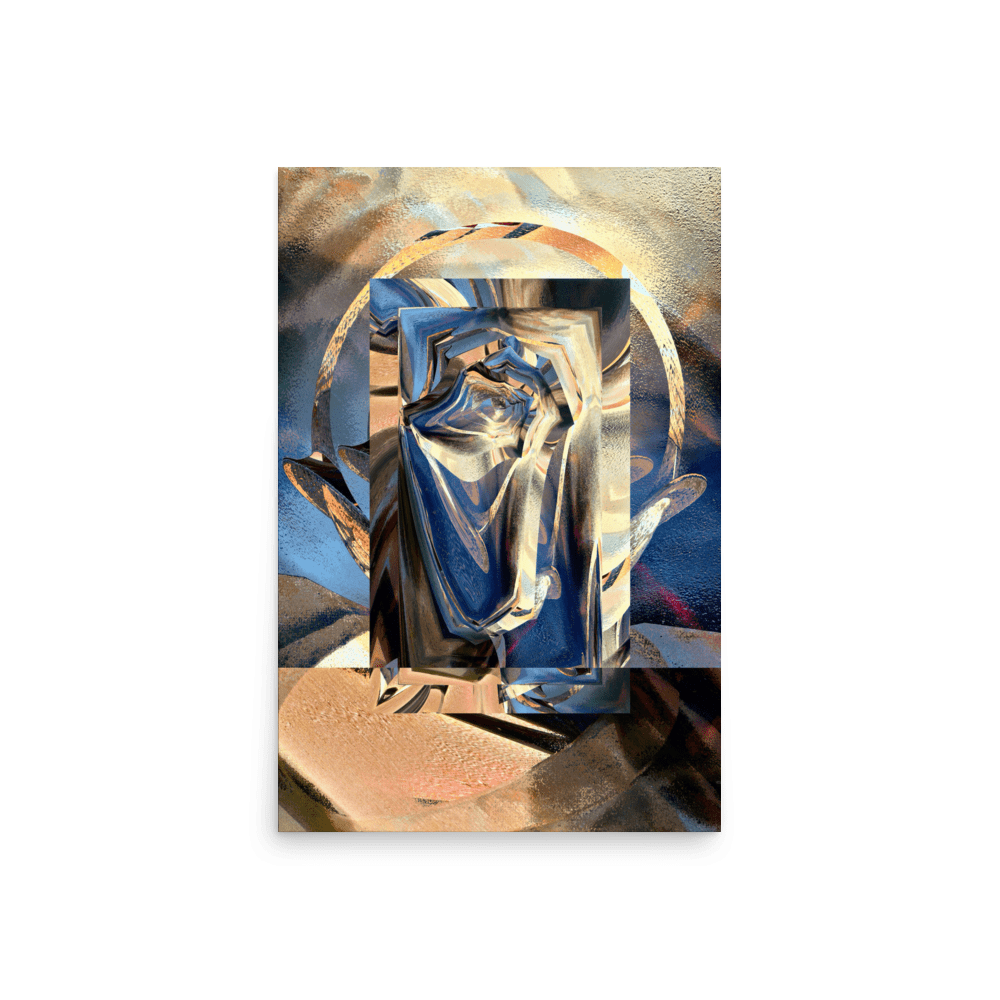 Universal Projections futuristic abstract geometric wall art- Barulins.shop