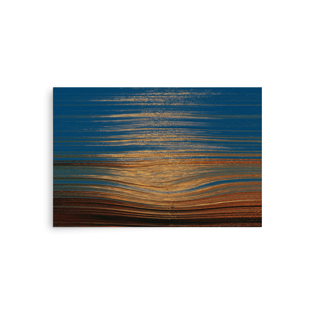 Sea Sunset tranquil coastal ocean sunset wall art- Barulins.shop